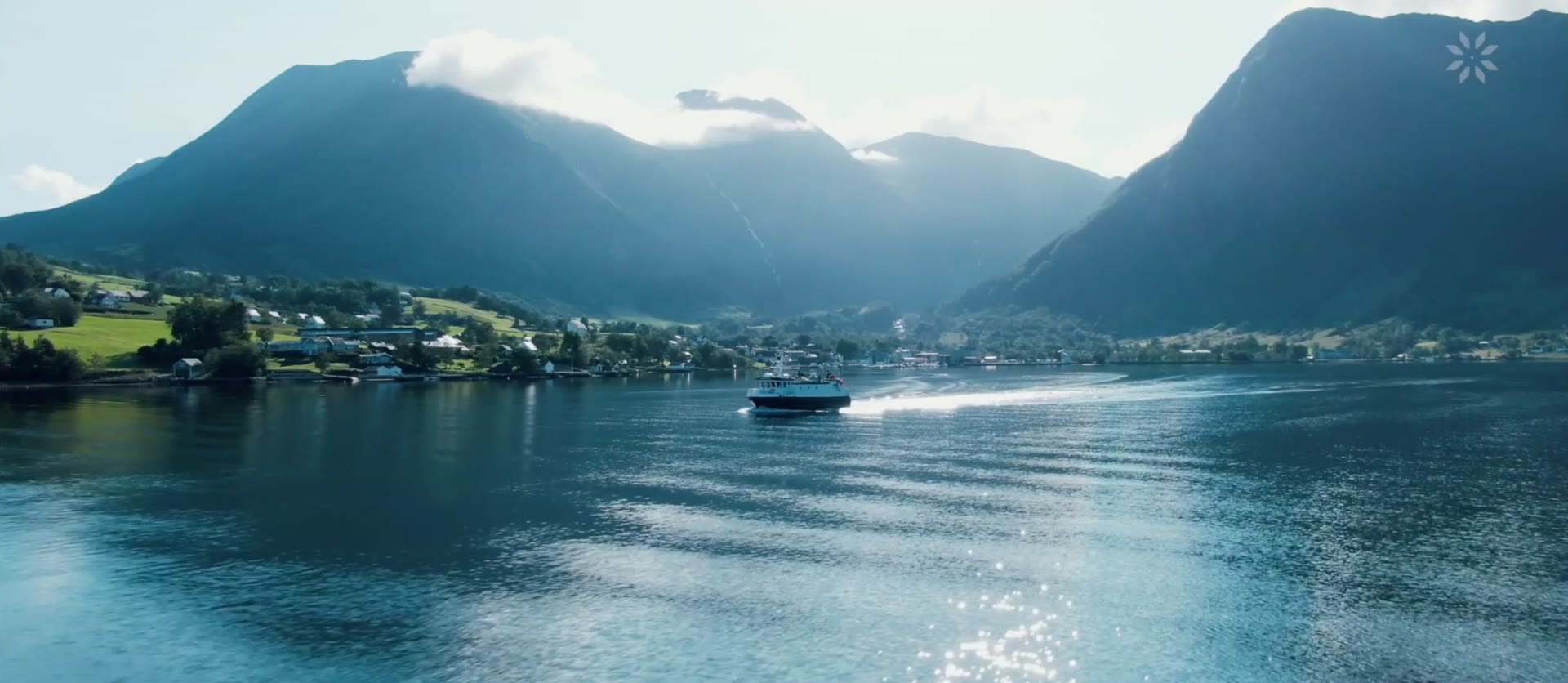Hardangerfjorden ved Rosendal