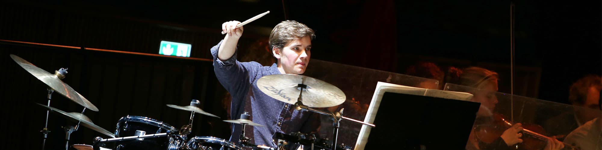 Christian Krogvold Lundqvist, percussion, at Rosendal Chamber Music Festival