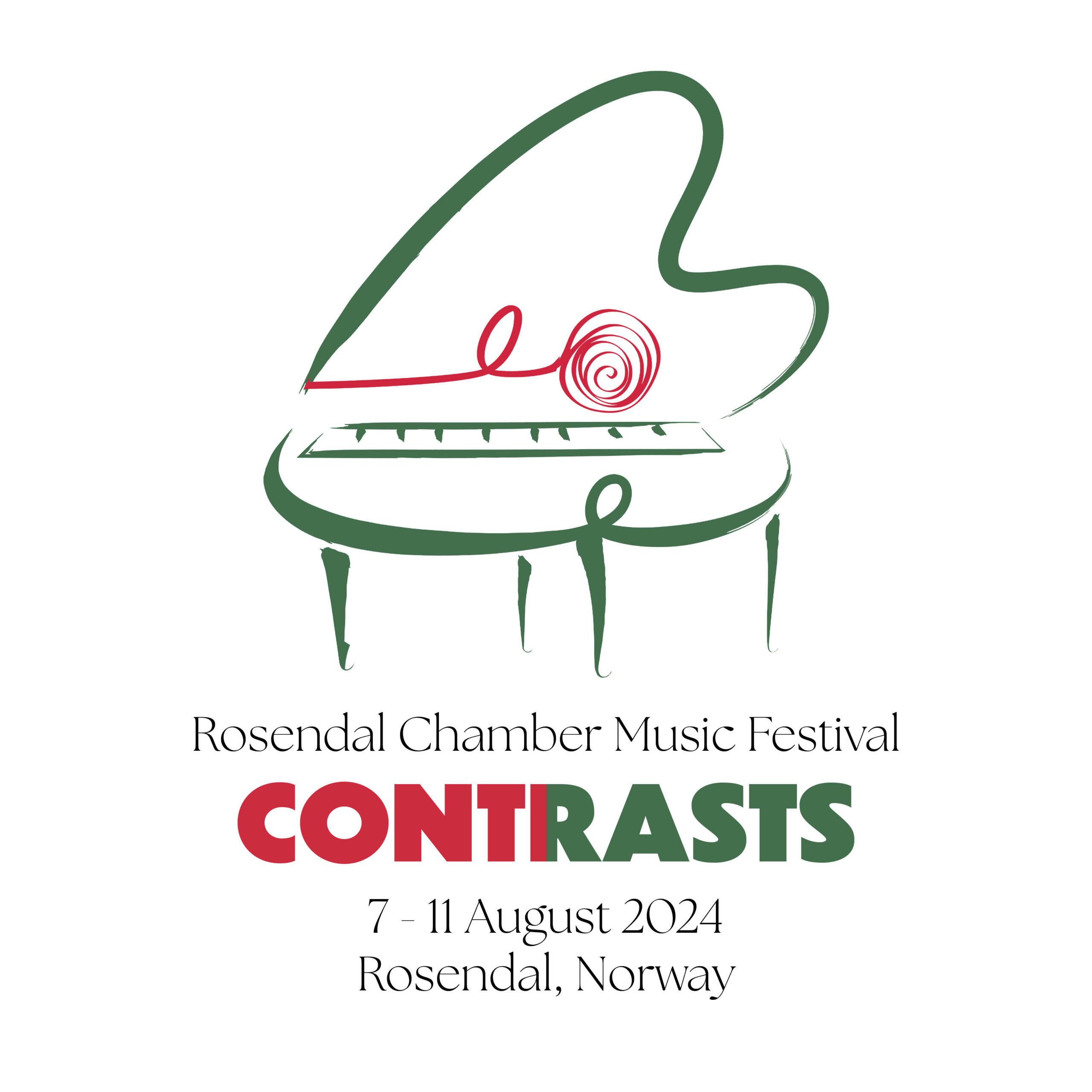 Kontraster. Rosendal Chamber Music Festival 7 -11 August 2024
